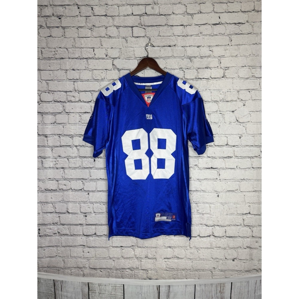 Reebok Equipment‎ NY Giants NFL Blue Jersey Hakeem Nicks #88 Stitched SZ 48